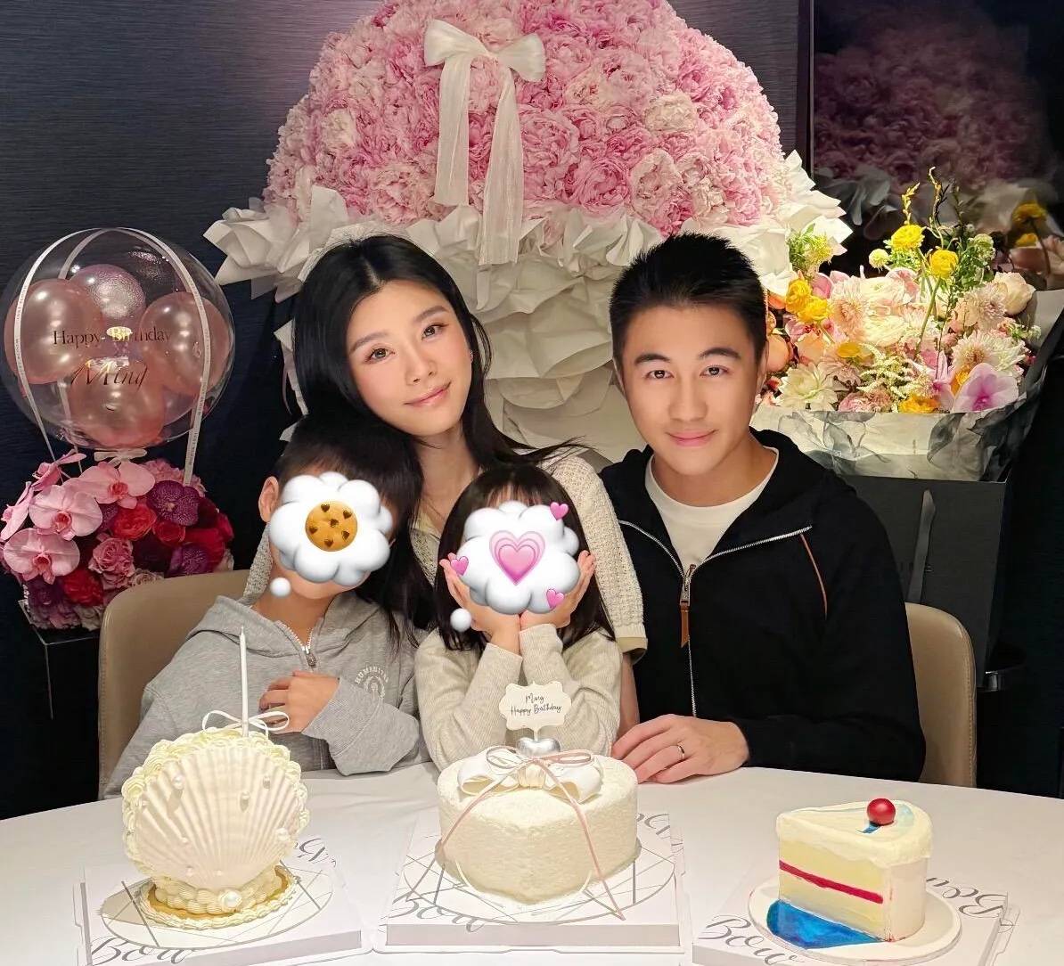 元针织衫配12万耳饰超大芍药花束10w开元ky棋牌37岁奚梦瑶的豪门生日千(图4)